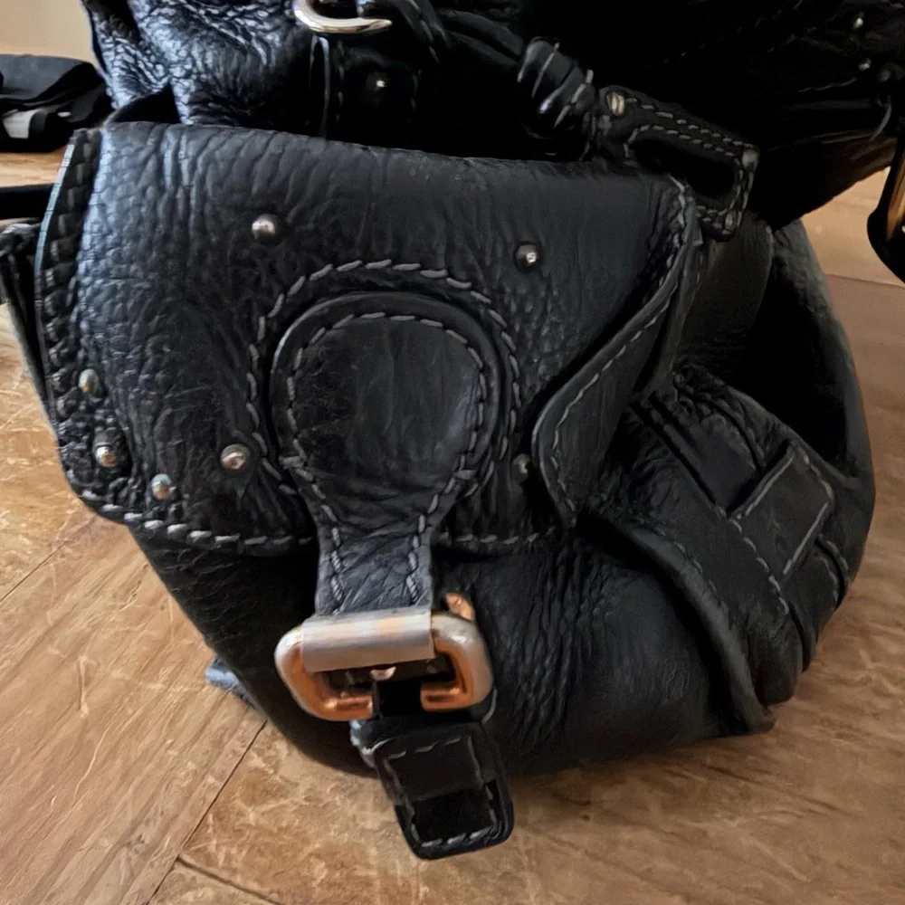 Chloe Black Paddington Leather Shoulder Bag - Picture 9 of 16